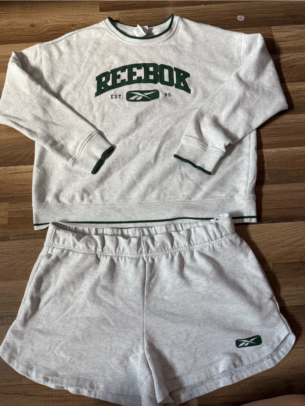 Reebok Sweatshirt and Shorts Set